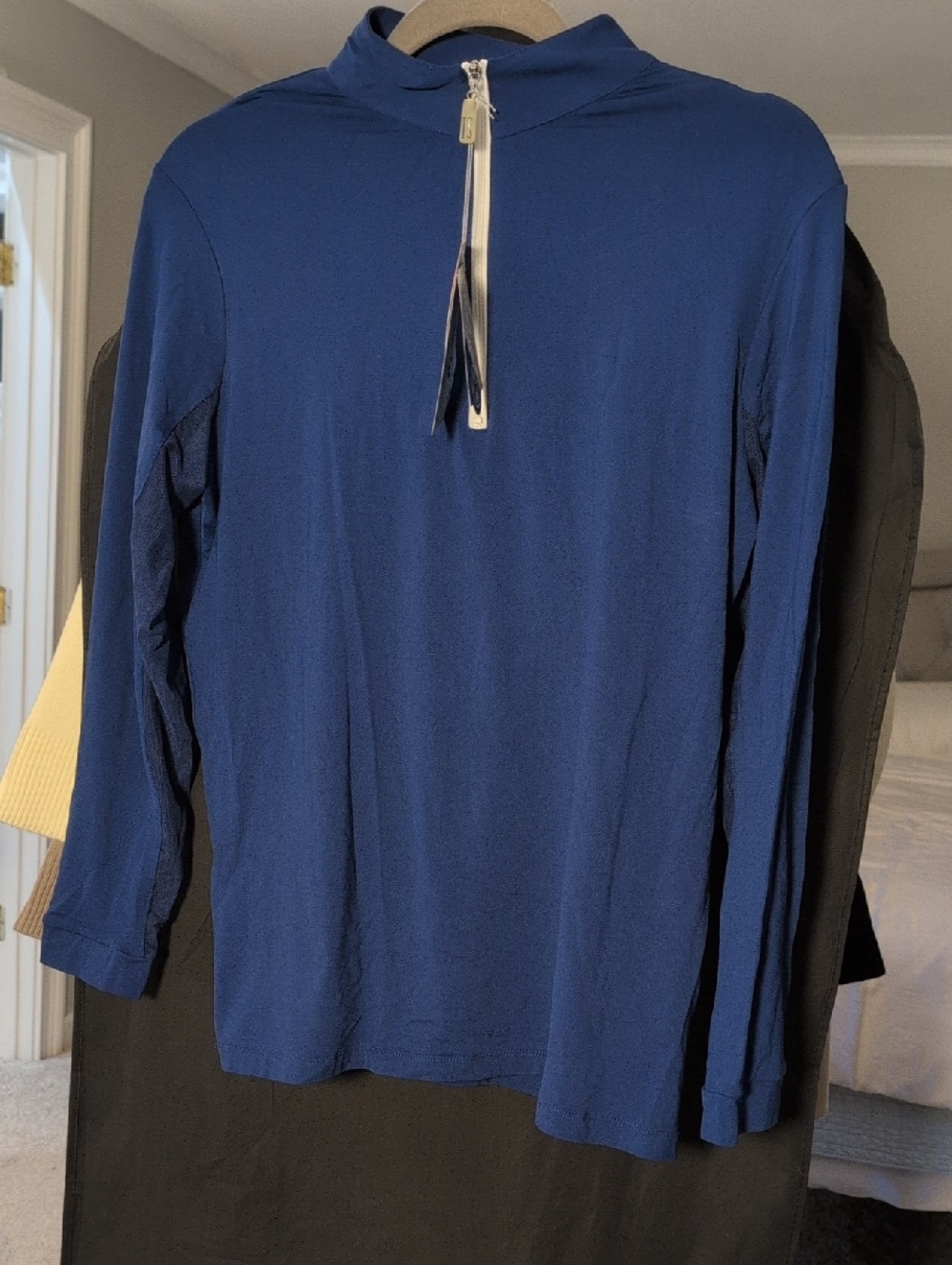 The Tailored Sportsman Women’s Long-Sleeve Summer Cooling Half-Zip Royal Blue